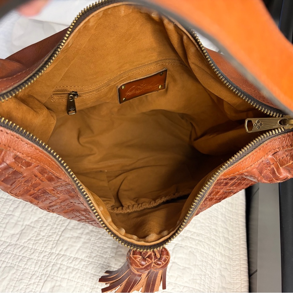 Patricia Nash Marcellina Braided  Leather Hobo Bag - Picture 6 of 12